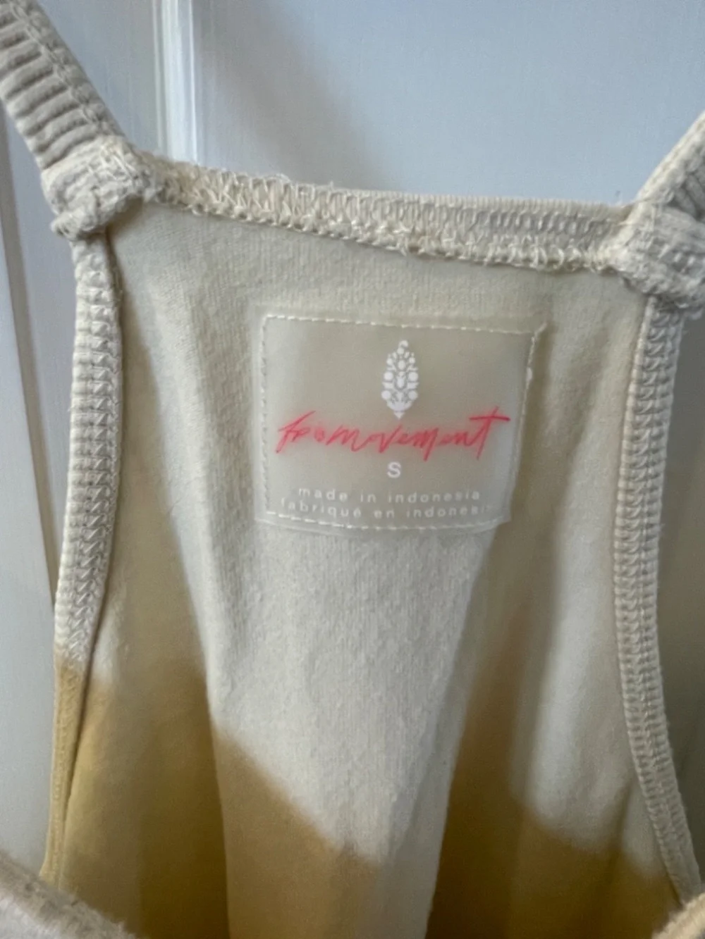 Free People FP Movement Hot Shot Romper Magnolia Rare Color!